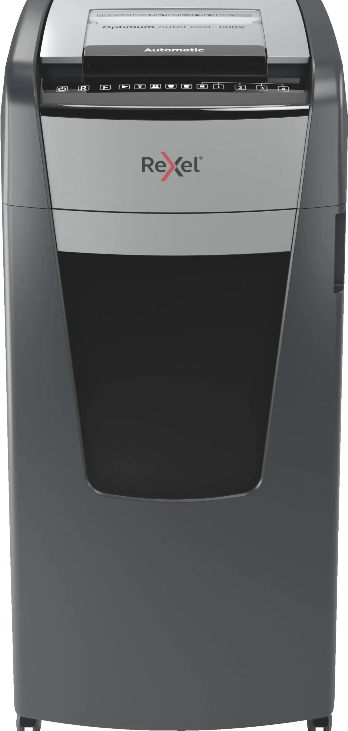 Dokumentförstörare Rexel Optimum 600X AutoFeed+, P-4, 110L