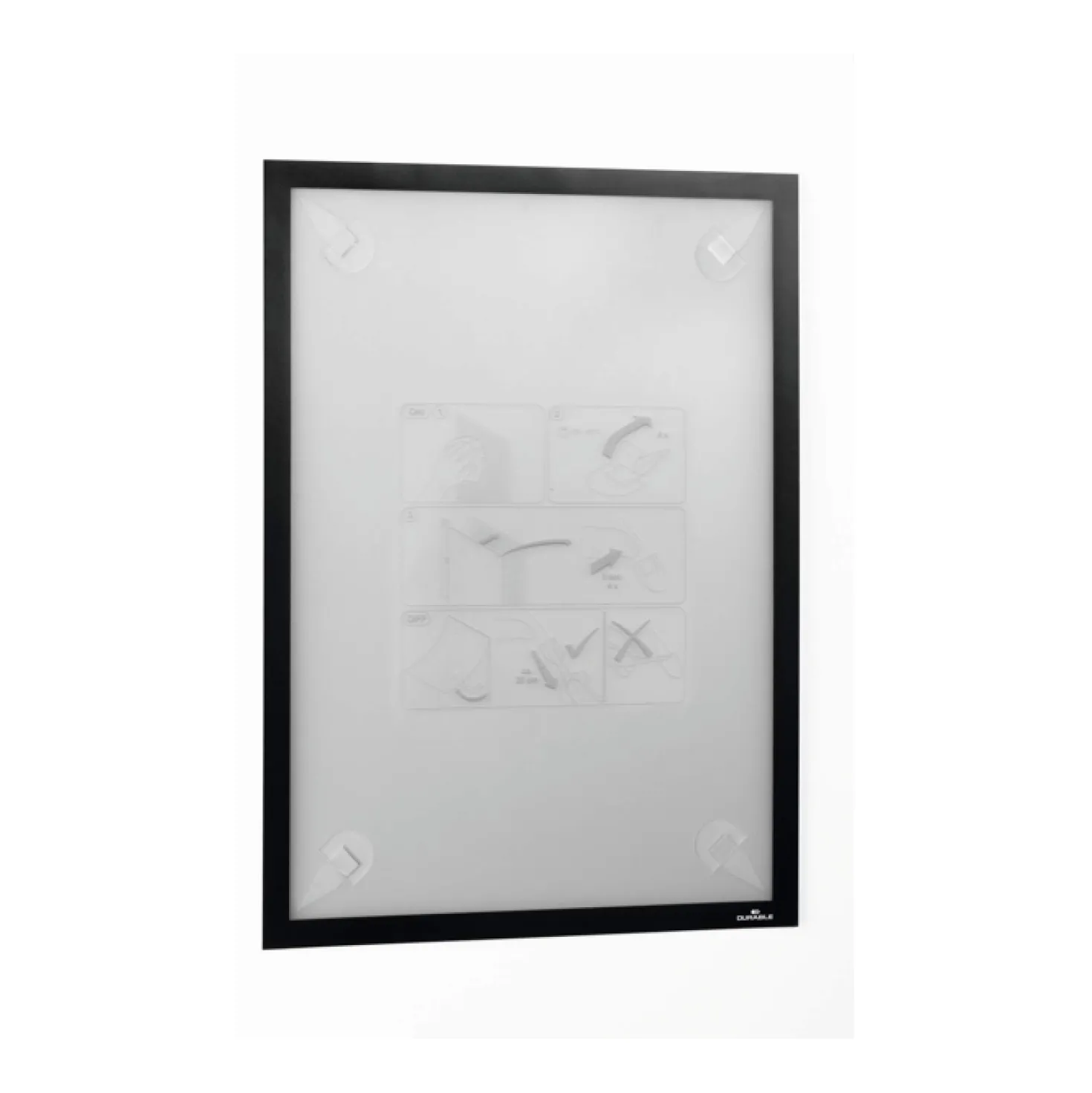 Dokumentram Durable Duraframe Wallpaper A3, svart, magnetisk