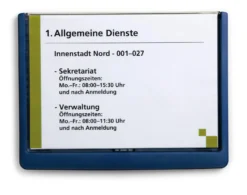 Dörrskylt Durable CLICK SIGN A5 liggande, 210x148,5 mm
