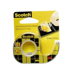 Dubbelhäftande tejp Scotch 665, transparent, 12mm x 22,8m