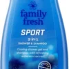 Duschgel och Schampo Familyfresh Sport Cooling 2-i-1, 500 ml