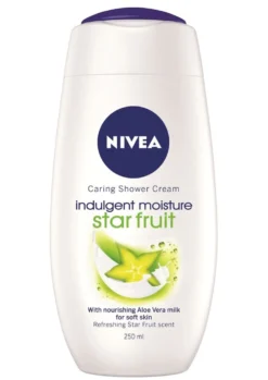 Duschkräm Nivea Starfruit & Monoi Oil, återfuktande, 250 ml