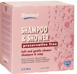 Duschtvål Sterisol Shampoo & Shower, sulfatfri, 2,5L