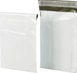 E-handelspåse BNT Office, vit, 230x325+50 mm, 100 st