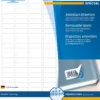 Etikett Herma Special avtagbar, 25,4 x 10 mm, 4725 st