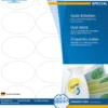 Etikett Herma Special Avtagbar Oval, 63,5x42,3mm, 450 st