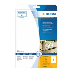 Etikett Herma Special Power Extrastark, 210x297mm, 25 ark