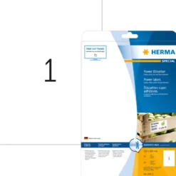 Etikett Herma Special Power Extrastark, 210x297mm, 25 ark