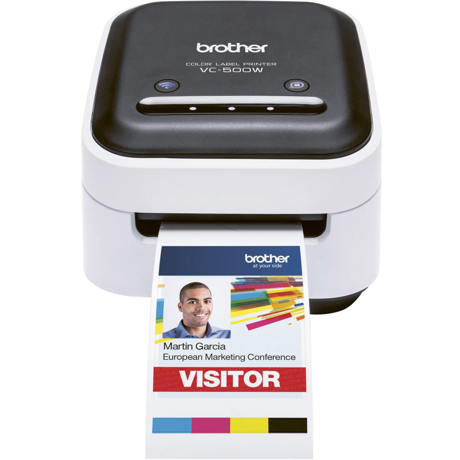 Etikettskrivare Brother VC-500W, färg, Wi-Fi, ZINK-teknologi