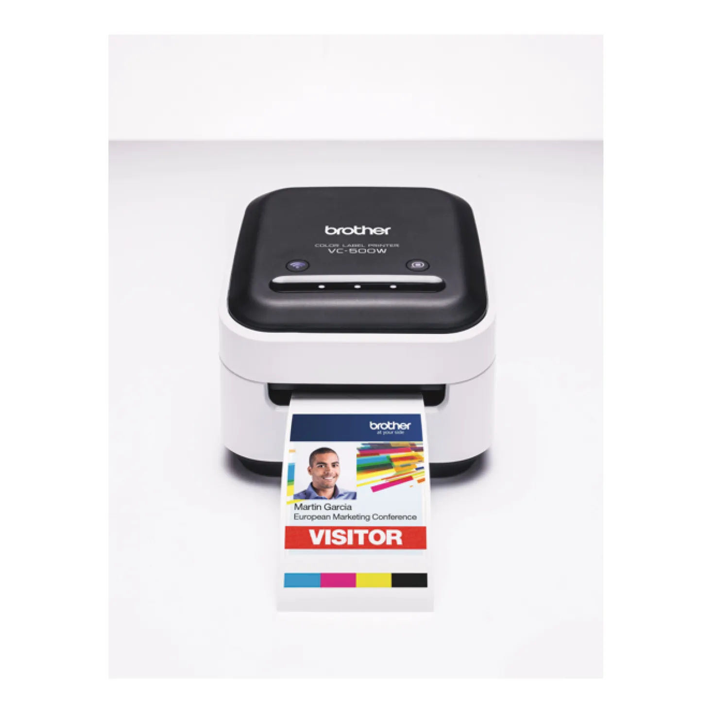 Etikettskrivare Brother VC-500W, färg, Wi-Fi, ZINK-teknologi