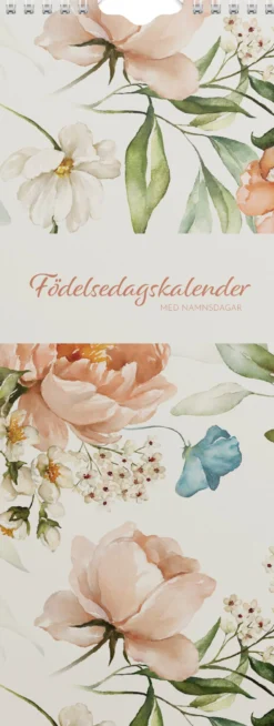 Födelsedagskalender Burde för vägg, utan årtal, FSC-certifierad