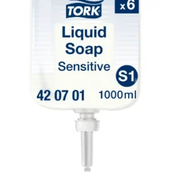 Flytande tvål Tork Premium Extra Mild S1, parfymfri, 1L