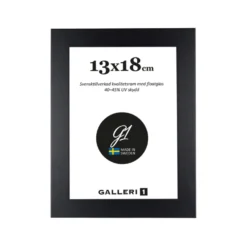 Fotoram Galleri1 Svart Trä Platt Profil, 60x90 cm