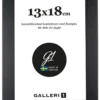 Fotoram Galleri1 svart trä, 70x100 cm, floatglas