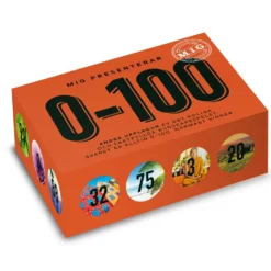 Frågespel MIG 0-100 Orange, svensktillverkat, 1000+ frågor
