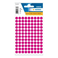 Färgetikett Herma Färgsignal Rund, rosa, 8 mm, 540 st