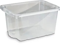 Förvaringsbox Keba Stapelbar, halvtransparent, 33 liter