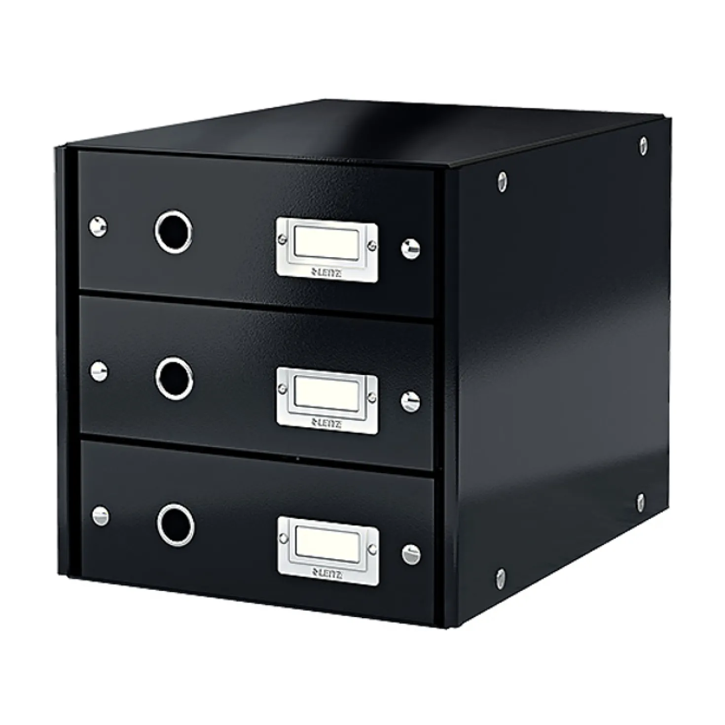 Förvaringsbox Leitz Click & Store, 3 lådor, svart