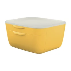 Förvaringsbox Leitz Cosy, 2 fack, gul