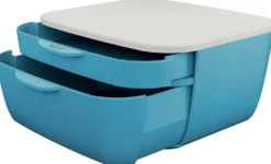 Förvaringsbox Leitz Cosy, 2 lådor, blå