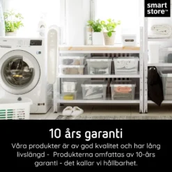 Förvaringslåda SmartStore Classic med lock, 66 liter, transparent