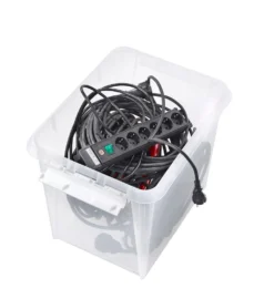 Förvaringslåda SmartStore Classic med lock, 52 liter, transparent