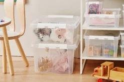 Förvaringslåda SmartStore Classic med lock, 32 liter, transparent