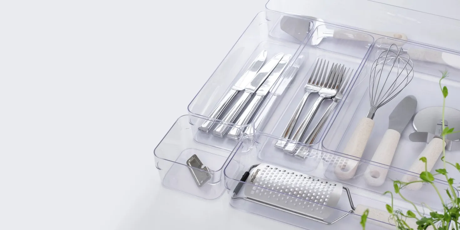 Förvaringslåda SmartStore Compact Sort, transparent, 3,6L, 30x20cm