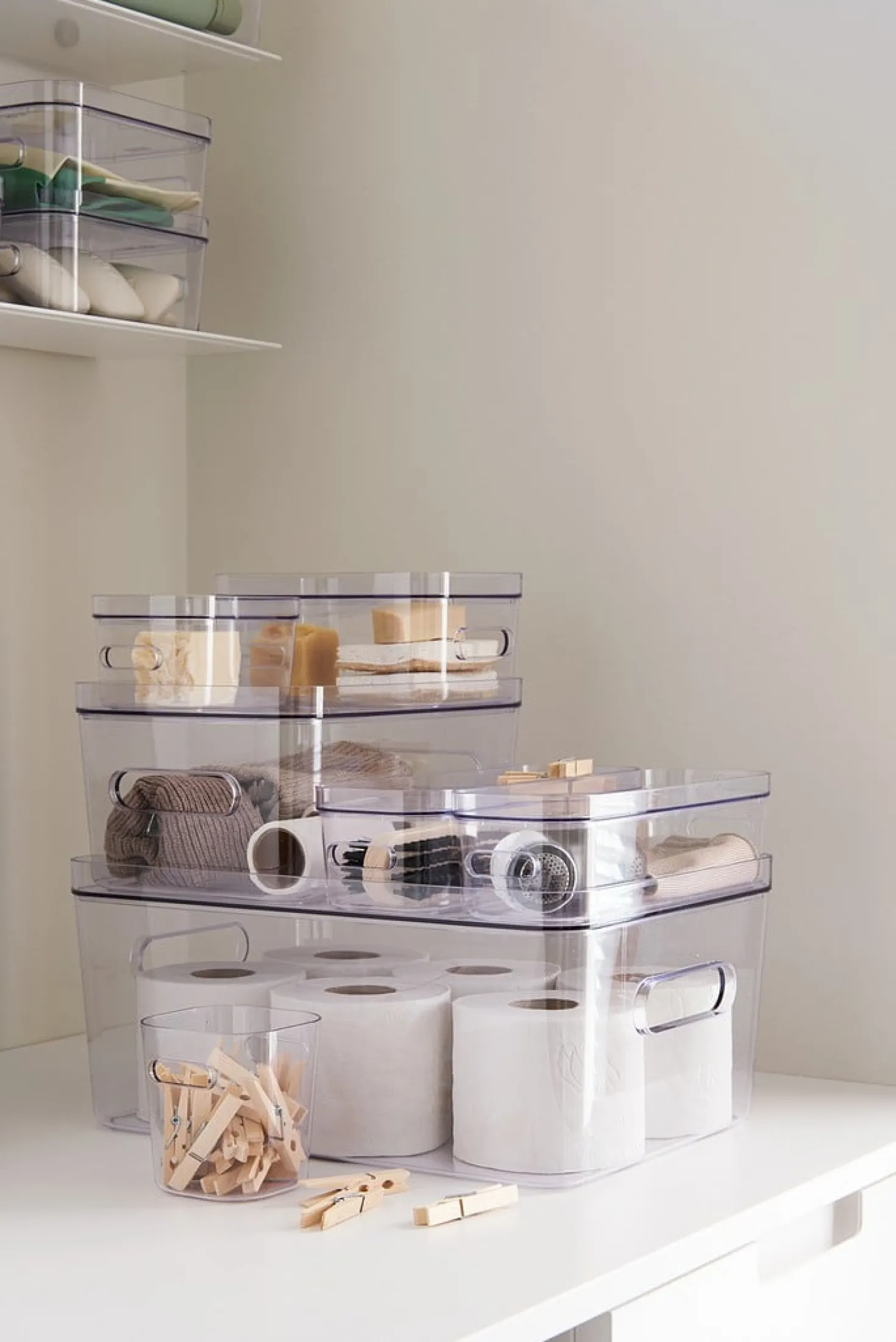 Förvaringslåda SmartStore Compact Clear L, transparent, 15,4 liter