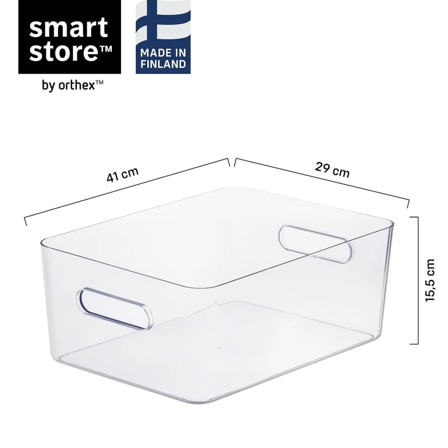 Förvaringslåda SmartStore Compact Clear L, transparent, 15,4 liter