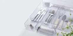 Förvaringslåda SmartStore Compact Sort, transparent, 29,5x10x6 cm