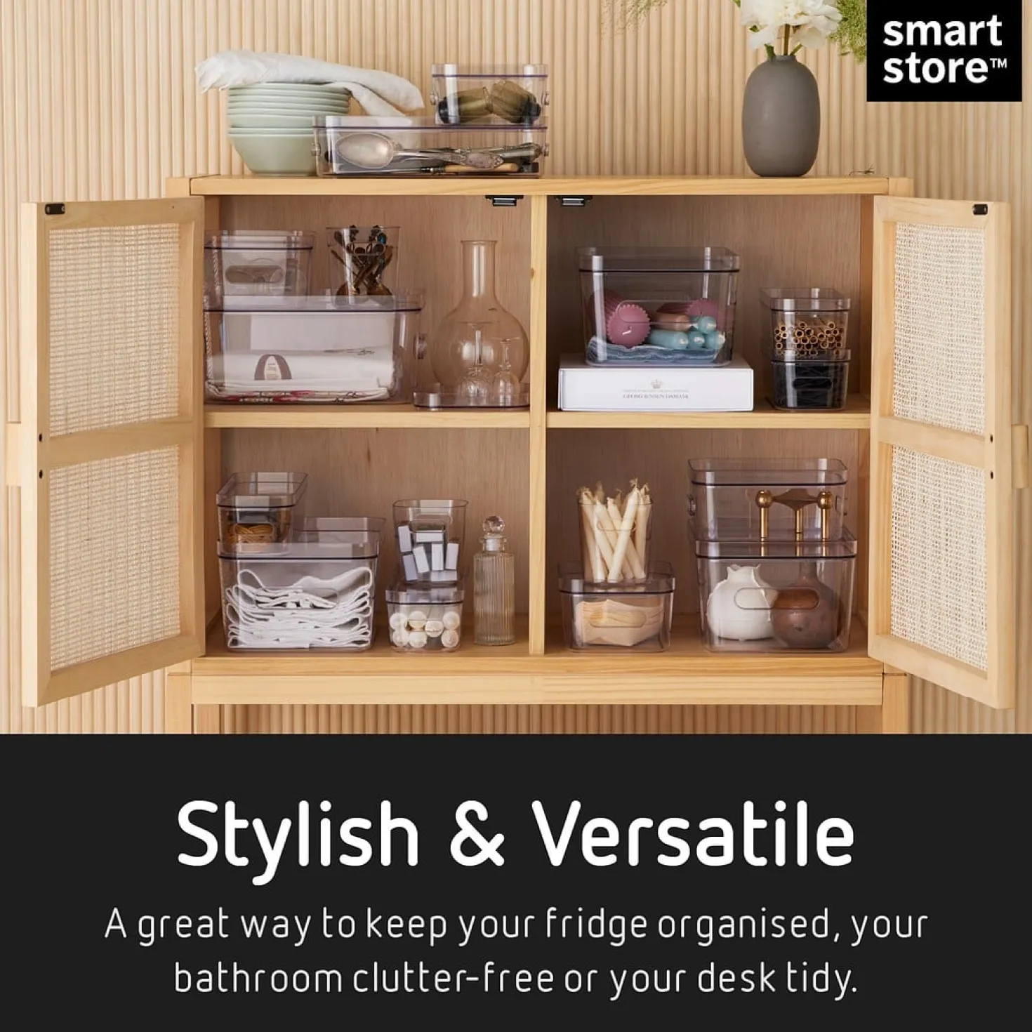 Förvaringslåda SmartStore Compact Clear Mini, 0,6L, transparent