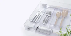 Förvaringslåda SmartStore Compact Sort, transparent, 39,5x10x6 cm