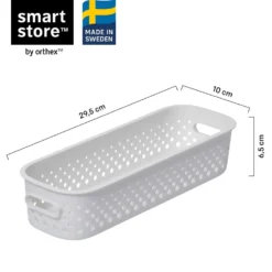 Förvaringslåda SmartStore Essence Slim, vit, 1,3 liter
