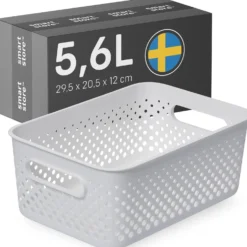Förvaringslåda SmartStore Essence M, vit, 5,5 liter