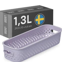 Förvaringslåda SmartStore Essence Slim, lavendel, 1,3 liter