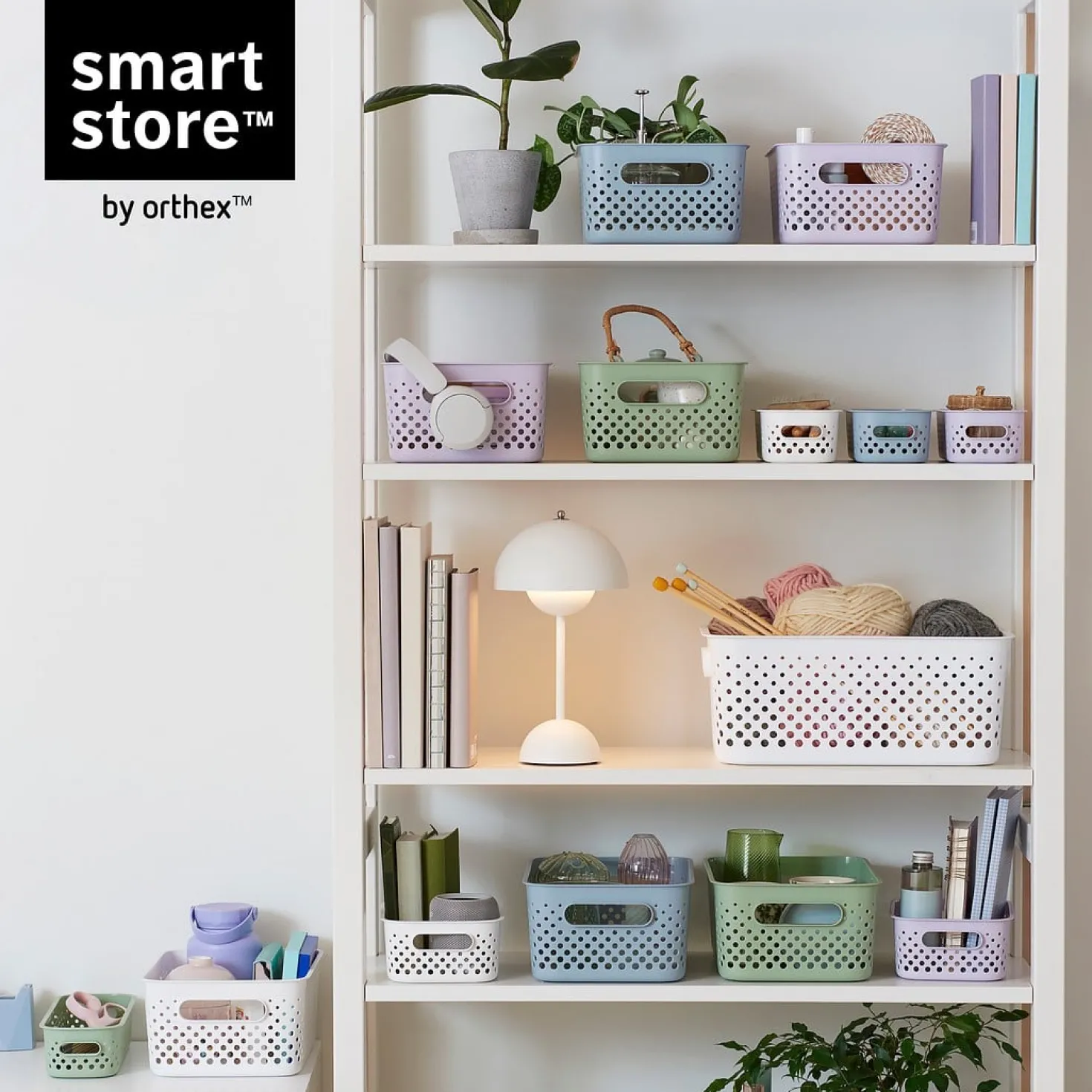 Förvaringslåda SmartStore Essence M, grön, 5,5 liter