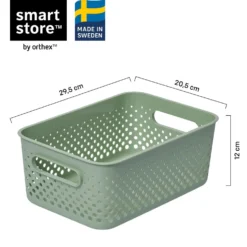 Förvaringslåda SmartStore Essence M, grön, 5,5 liter