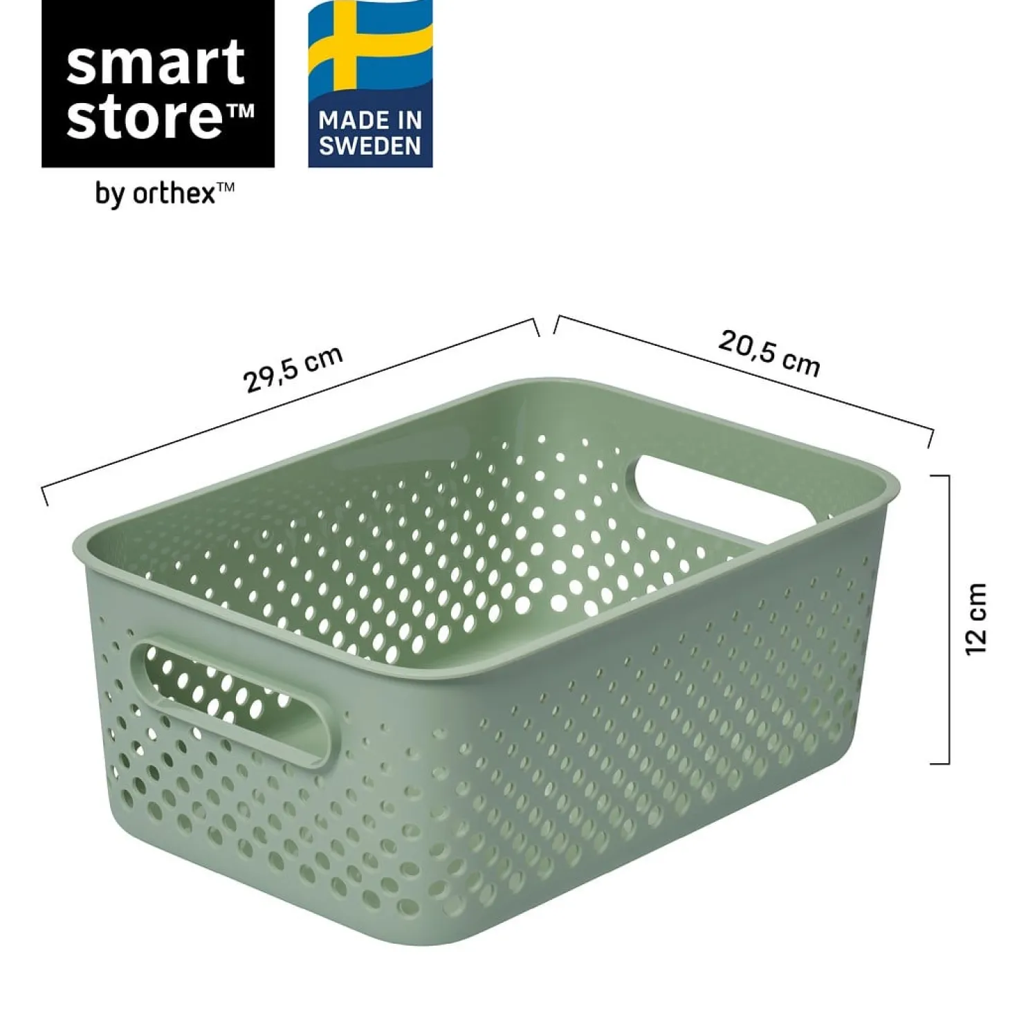 Förvaringslåda SmartStore Essence M, grön, 5,5 liter