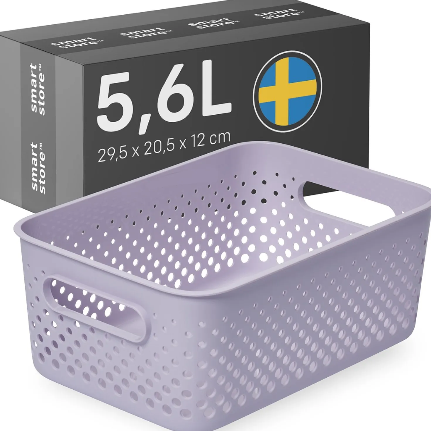 Förvaringslåda SmartStore Essence M, lila, 5,5 liter