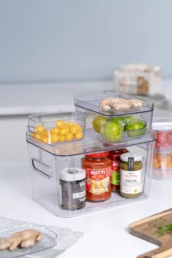 Förvaringslådelock SmartStore Compact Clear S, transparent, 19,5x14,5 cm