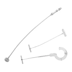 Fäststift Tag Pin Fin för taggpistol, 40mm, vit, 10000 st