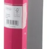 Gaffelpärm Actual A4 60 mm, cerise, tygklädd trärygg