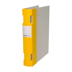 Gaffelpärm Keba Ergo A4, 55mm, gul, PP-plast