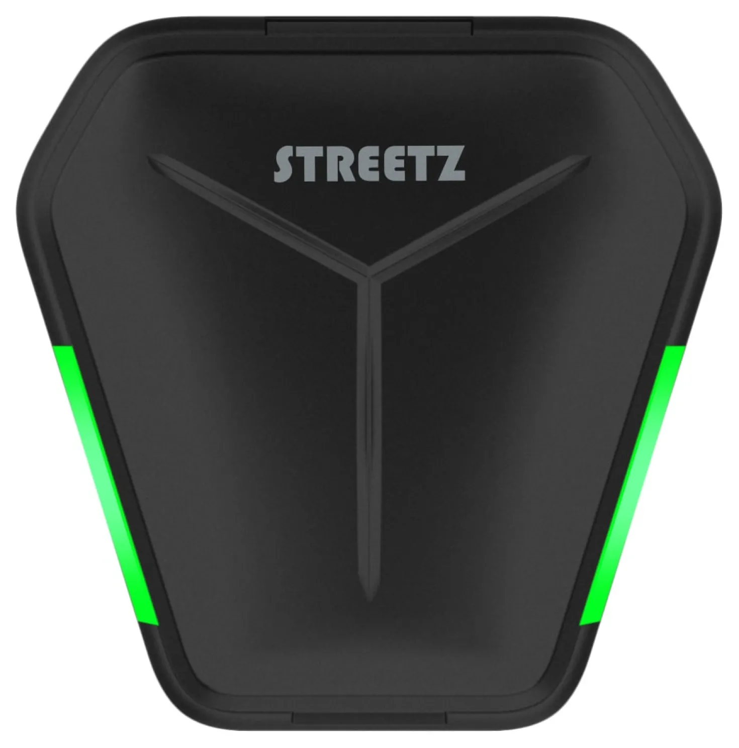 Gaming-hörlurar Streetz T300 TWS, trådlösa, svart