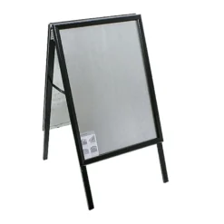 Gatuställ Alu-line Svart, 50x70 cm, 32 mm snäppram, 7,4 kg