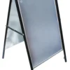 Gatuställ Sign Svart, magnetisk front, 50x70 cm