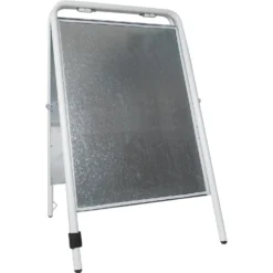 Gatuställ Sign 70x100 Vit, magnetfront, 17 kg