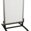 Gatuställ Trendy Alu Fjäder Basic, 70x100 cm, silver