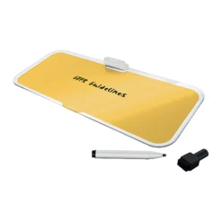 Glastavla Leitz Cosy Memo, 15x38 cm, gul